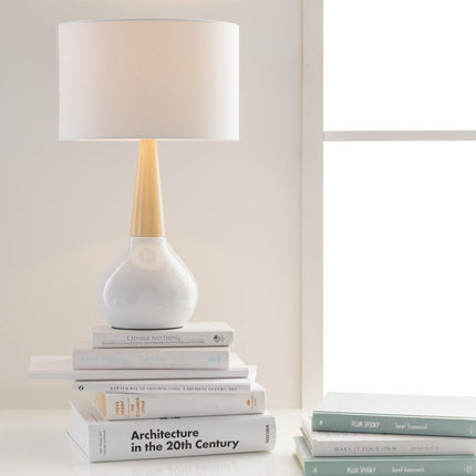 Wolf Modern White Table Lamp Lighting TriadCommerceInc