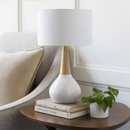 Wolf Modern White Table Lamp Lighting TriadCommerceInc