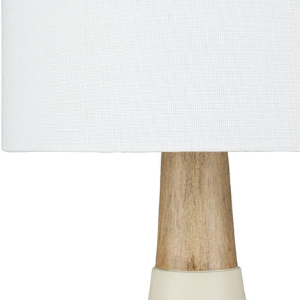 Poysdorf Modern Ivory Table Lamp Lighting TriadCommerceInc