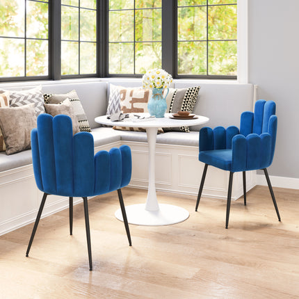 Noosa Dining Chair (Set of 2) Navy Blue Chairs TriadCommerceInc   