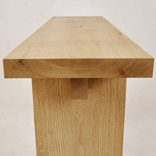 Kyoto Entry Console - White Oak Accent Tables TriadCommerceInc