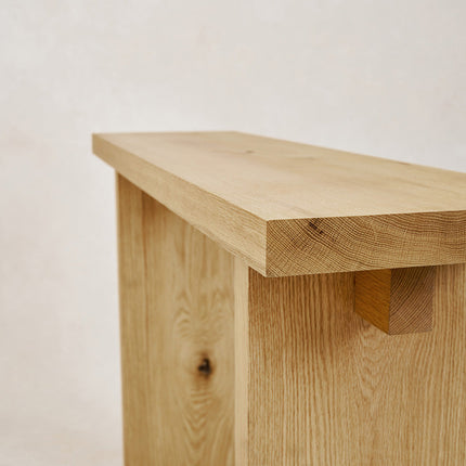 Kyoto Entry Console - White Oak Accent Tables TriadCommerceInc
