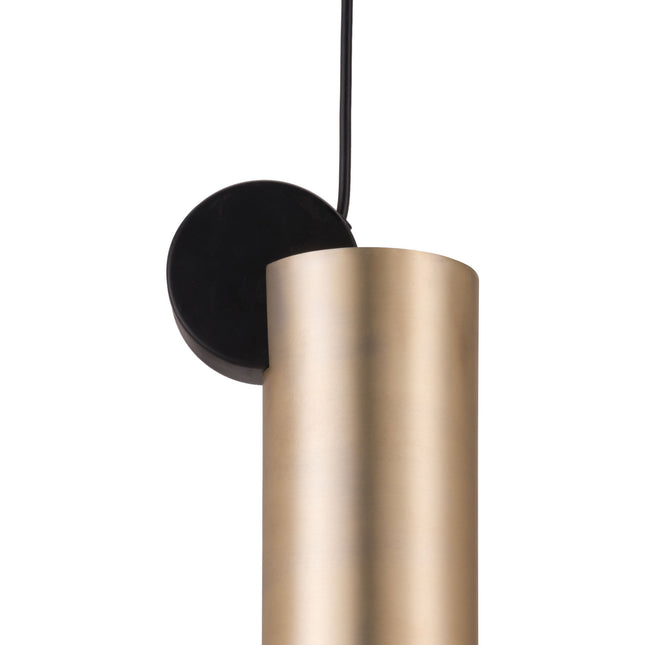 Martiza Ceiling Lamp Gold & Black Pendants TriadCommerceInc   
