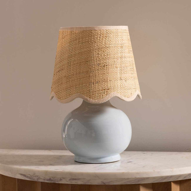 Theisseil Light Blue Table Lamp Home Decor > Lighting > Lamp > Table Lamps TriadCommerceInc
