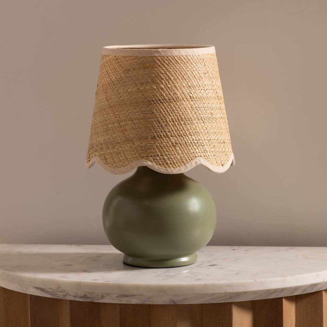 Theisseil Green Table Lamp Home Decor > Lighting > Lamp > Table Lamps TriadCommerceInc