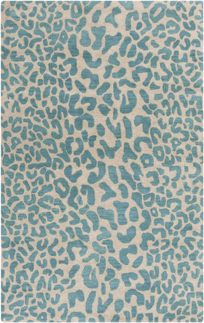 Lockbourne Leopard Print Area Rug Rugs TriadCommerceInc * 5' x 8' Rectangle
