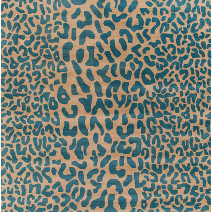 Lockbourne Leopard Print Area Rug Rugs TriadCommerceInc 7'6" x 9'6" Rectangle