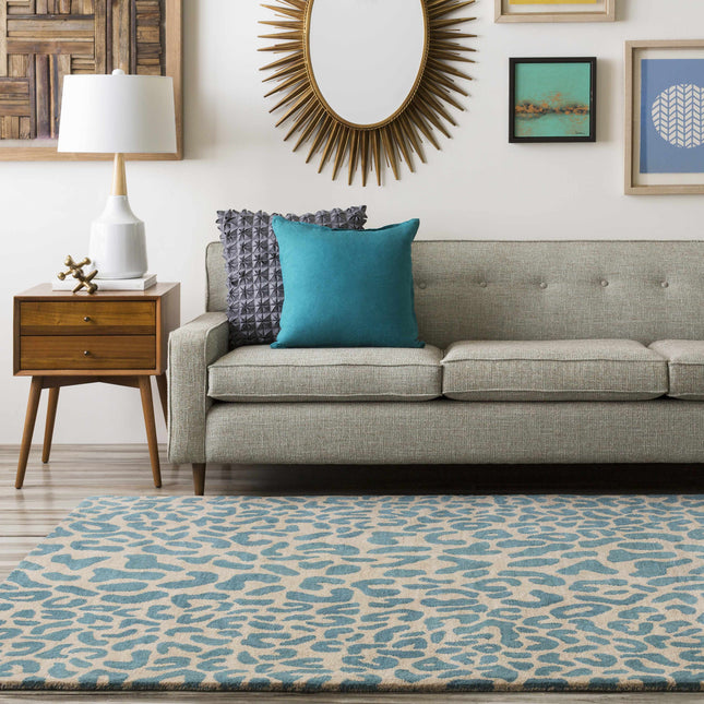 Lockbourne Leopard Print Area Rug Rugs TriadCommerceInc