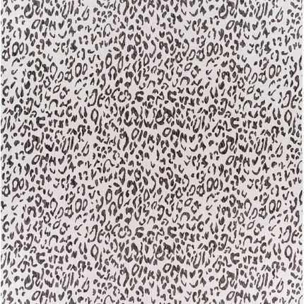 Alderbury White Leopard Print Rug Rugs TriadCommerceInc 7'10" x 10'2" Rectangle