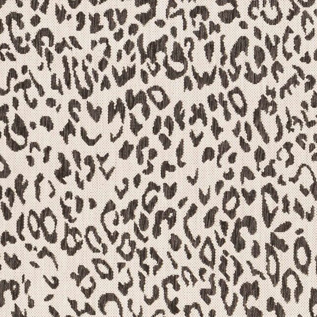 Alderbury White Leopard Print Rug Rugs TriadCommerceInc