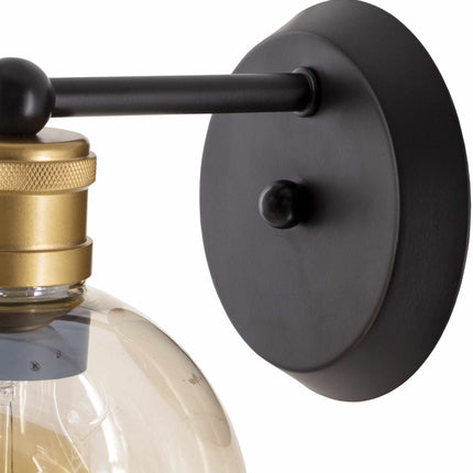 Leabrook Black Metal Wall Sconce Home Decor > Lighting > Wall Lighting > Wall Sconces TriadCommerceInc