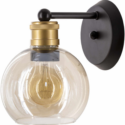 Leabrook Black Metal Wall Sconce Home Decor > Lighting > Wall Lighting > Wall Sconces TriadCommerceInc