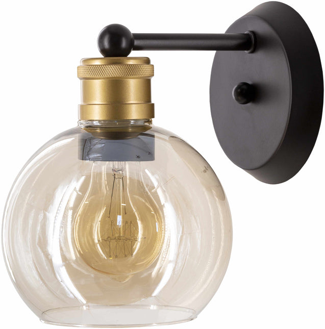 Leabrook Black Metal Wall Sconce Home Decor > Lighting > Wall Lighting > Wall Sconces TriadCommerceInc