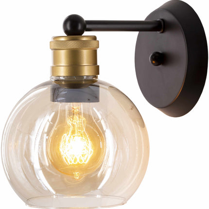 Leabrook Black Metal Wall Sconce Home Decor > Lighting > Wall Lighting > Wall Sconces TriadCommerceInc