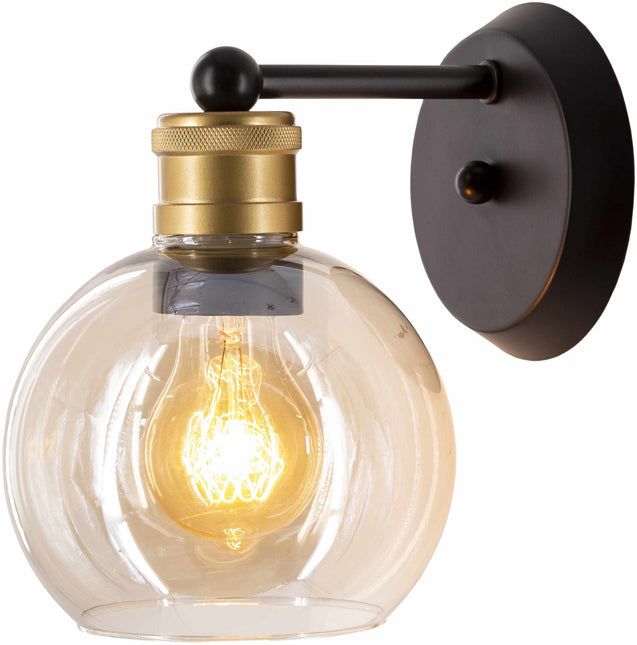 Leabrook Black Metal Wall Sconce Home Decor > Lighting > Wall Lighting > Wall Sconces TriadCommerceInc