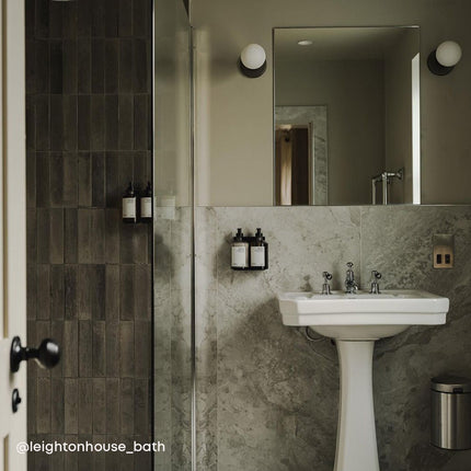 Lochan Wall Light in Graphite + Sphere III Wall Lights TriadCommerceInc