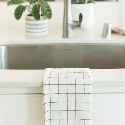 Stone Washed Linen Tea Towel Default TriadCommerceInc   