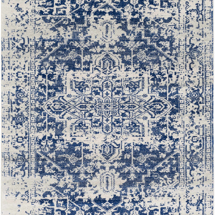 Rachel Navy Area Rug Rugs TriadCommerceInc 5'3" x 7'3" Rectangle