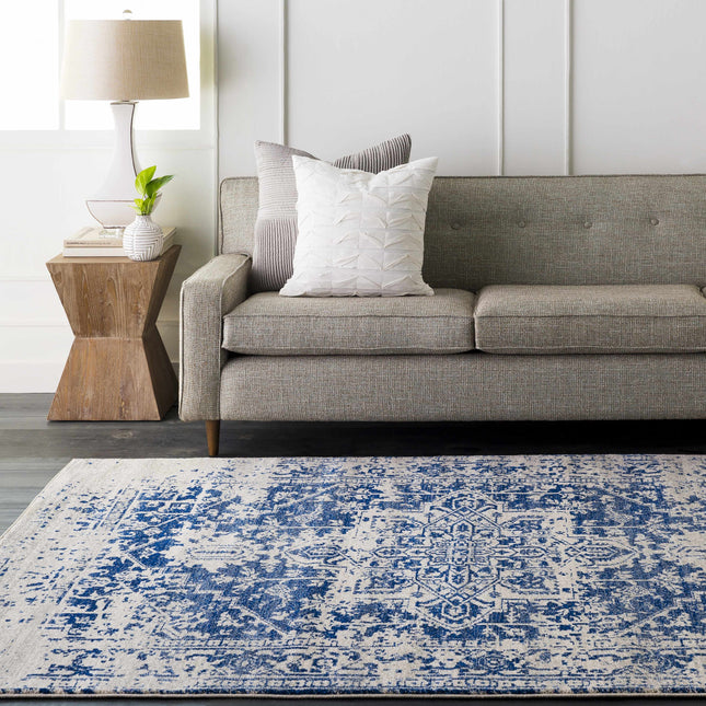 Rachel Navy Area Rug Rugs TriadCommerceInc