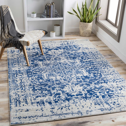 Rachel Navy Area Rug Rugs TriadCommerceInc