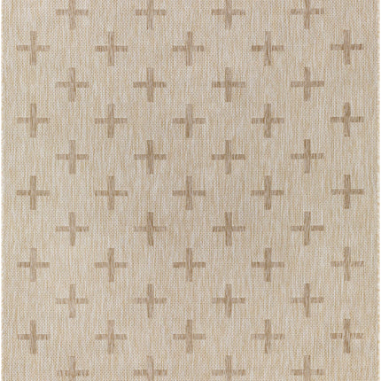 Limbo Beige Outdoor Area Rug Rugs TriadCommerceInc 5'3" x 7' Rectangle