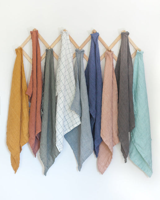 Stone Washed Linen Tea Towel Default TriadCommerceInc   