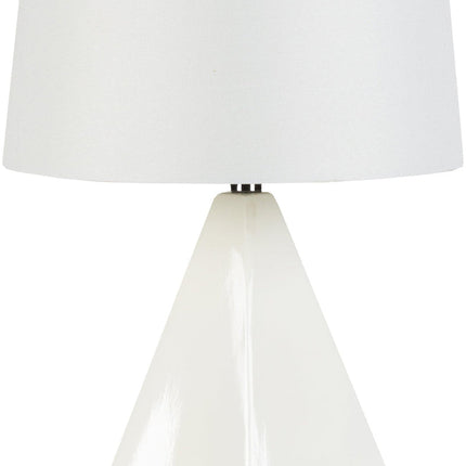 Weber Modern White Table Lamp Lighting TriadCommerceInc 27"H x 17"W x 17"D
