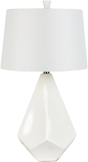 Weber Modern White Table Lamp Lighting TriadCommerceInc 27"H x 17"W x 17"D