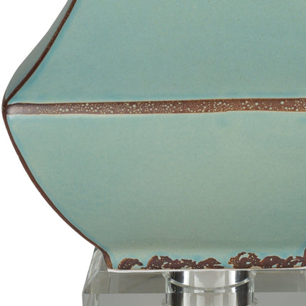 Fischer Traditional Teal Table Lamp Lighting TriadCommerceInc
