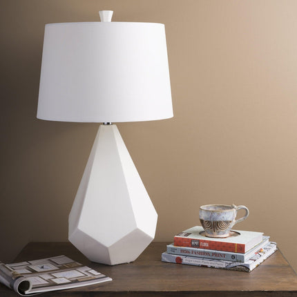 Weber Modern White Table Lamp Lighting TriadCommerceInc