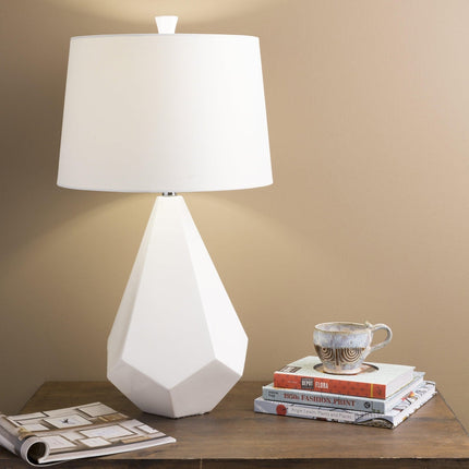 Weber Modern White Table Lamp Lighting TriadCommerceInc