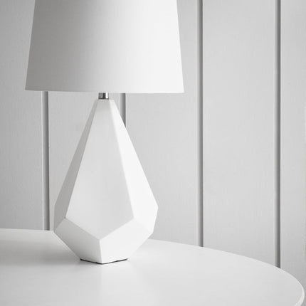 Weber Modern White Table Lamp Lighting TriadCommerceInc