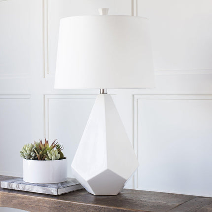 Weber Modern White Table Lamp Lighting TriadCommerceInc