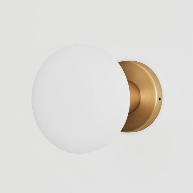 Lochan Outdoor Sconce in Brass + Oval Home Decor > Lighting > Wall Lighting > Wall Sconces TriadCommerceInc