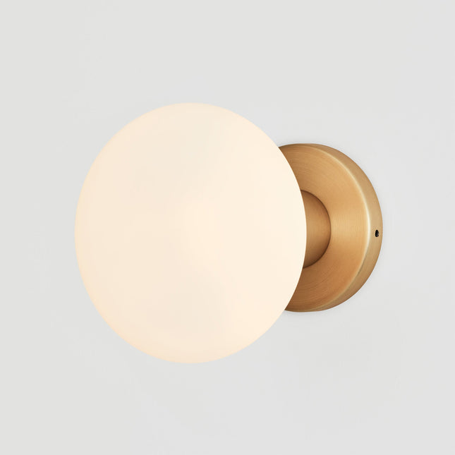 Lochan Wall Light in Brass + Oval Dim to Warm Wall Lights TriadCommerceInc