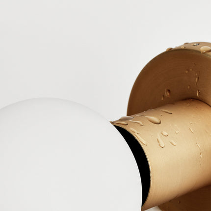 Lochan Wall Light in Brass + Sphere III Wall Lights TriadCommerceInc