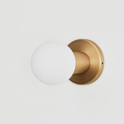 Lochan Wall Light in Brass + Sphere III Wall Lights TriadCommerceInc