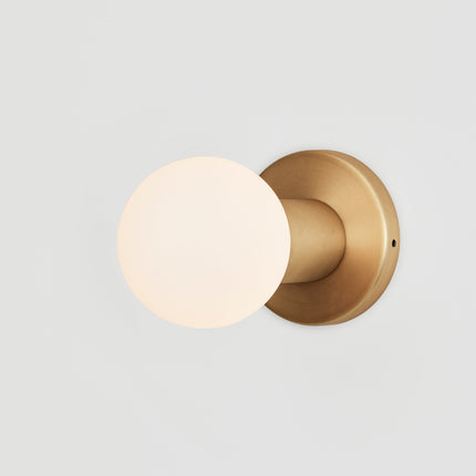Lochan Wall Light in Brass + Sphere III Wall Lights TriadCommerceInc Brass