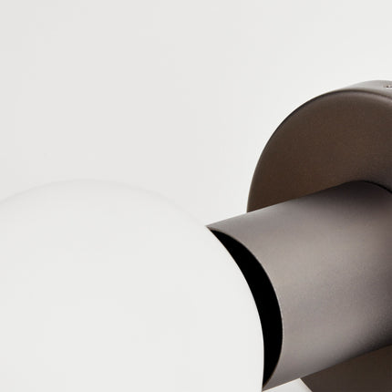 Lochan Wall Light in Graphite + Sphere III Wall Lights TriadCommerceInc