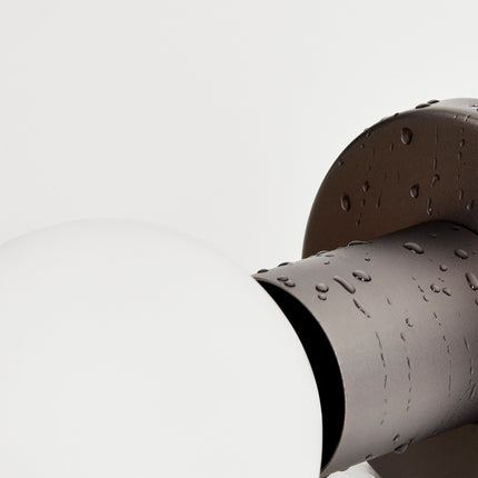 Lochan Wall Light in Graphite + Sphere III Wall Lights TriadCommerceInc