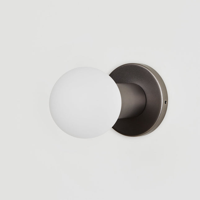 Lochan Outdoor Sconce in Graphite + Sphere III Home Decor > Lighting > Wall Lighting > Wall Sconces TriadCommerceInc