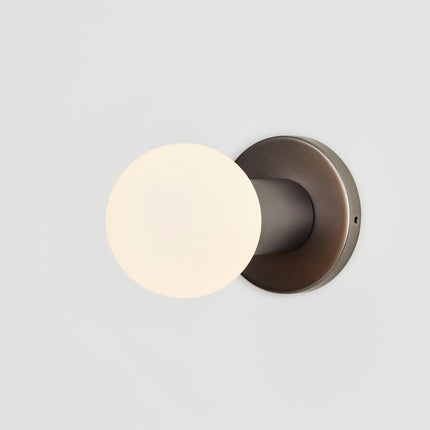 Lochan Wall Light in Graphite + Sphere III Wall Lights TriadCommerceInc Graphite