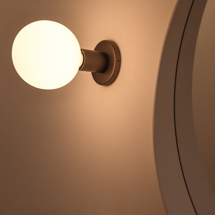Lochan Wall Light in Graphite + Sphere III Wall Lights TriadCommerceInc
