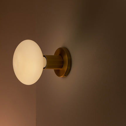 Lochan Wall Light in Brass + Oval Home Decor > Lighting > Wall Lighting > Wall Sconces TriadCommerceInc