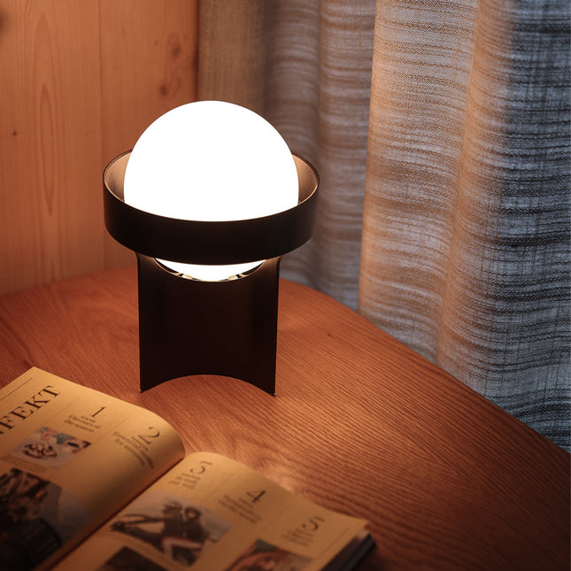 Loop Table Lamp in Dark Grey + Sphere IV Table Lamps TriadCommerceInc