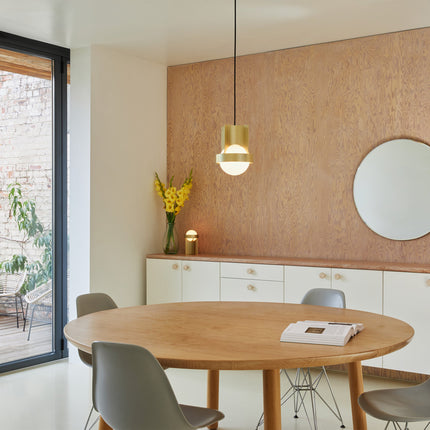 Loop Single Pendant Light in Gold + Sphere IV Home Decor > Lighting > Ceiling Lights > Pendant Lights TriadCommerceInc