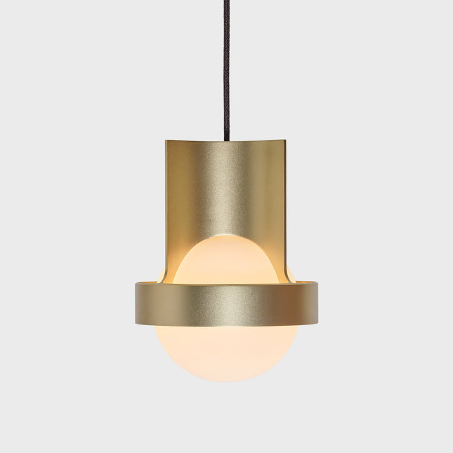 Loop Single Pendant Light in Gold + Sphere IV Home Decor > Lighting > Ceiling Lights > Pendant Lights TriadCommerceInc Gold