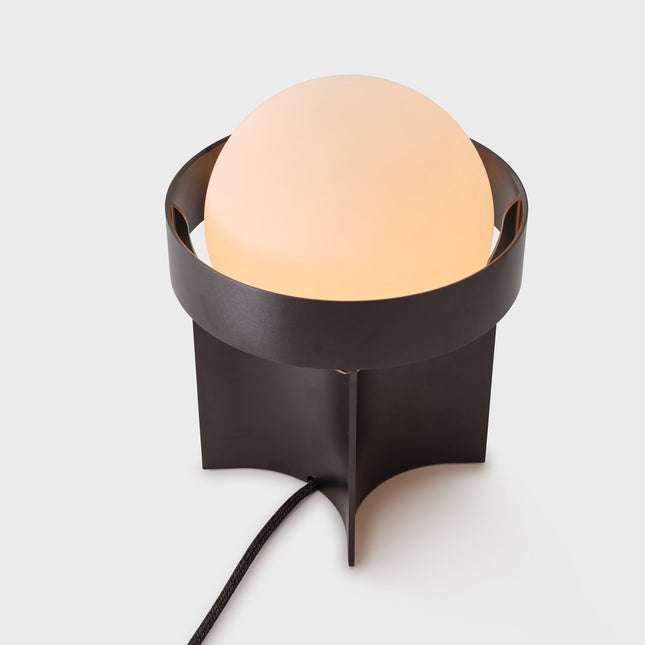 Loop Table Lamp in Dark Grey + Sphere IV Table Lamps TriadCommerceInc