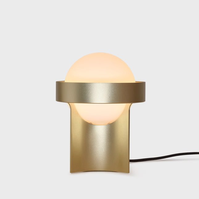 Loop Table Lamp in Gold + Sphere IV Table Lamps TriadCommerceInc Gold