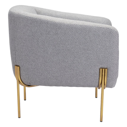 Micaela Armchair Gray Chairs TriadCommerceInc   